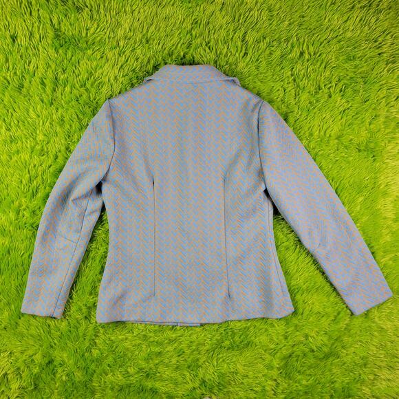 Vintage 60s 70s Funky Patterned Blazer, Fits M-L - Picture 3 of 7